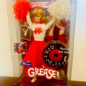 Grease cheerleader Barbie doll (pink label)